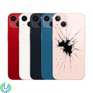 iPhone 13 Mini Baksidebyte ORIGINAL, Vi byter ut hela baksidan på din iPhone 13 Mini inkl. kameralins så den blir som helt ny., 