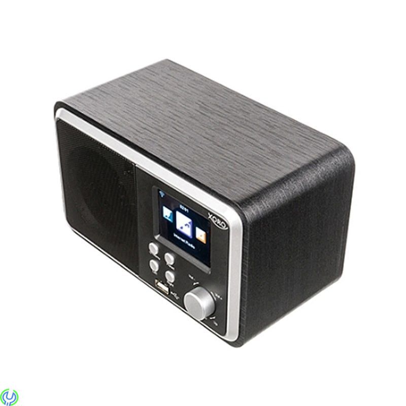 Xoro WLAN-Internetradio med Spotify, HMT300V2, WLAN internetradio med Bluetooth och Spotify, väckarklocka, väderstation, Interne