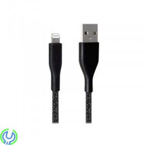 X-SHIELD Lightning cable - 1 m, svart, Lightning-kabel, USB hane till Lightning hane, 1 m, för Apple iPad/iPhone/iPod , Lightnin