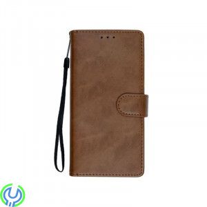 Samsung Galaxy S21 Flip Stand Läderplånboksfodral Brun, Samsung Galaxy S21 Flip Stand Läderplånboksfodral Brun, Galaxy S21, , El