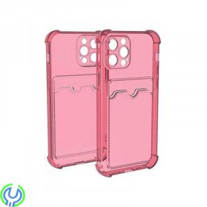 iPhone 12 ProTPU Stötsäkert skyddande plånboksfodral Rosa, iPhone 12 ProTPU Stötsäkert skyddande plånboksfodral Rosa, iPhone 12 