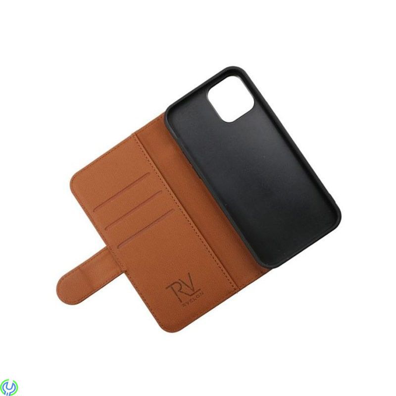 RV magnetisk Plånboksfodral - iPhone 11 - Brun, iPhone 11 TPU Stötsäkert skyddande plånboksfodral Brun, iPhone 11 modeller, , RV