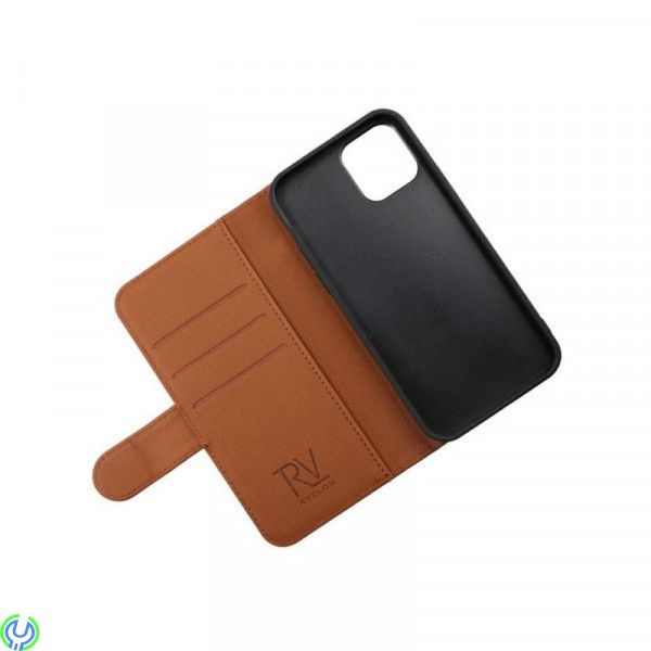 RV magnetisk Plånboksfodral - iPhone 11 - Brun, iPhone 11 TPU Stötsäkert skyddande plånboksfodral Brun, iPhone 11 modeller, , RV