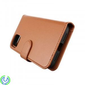 RV magnetisk Plånboksfodral - iPhone 11 - Brun, iPhone 11 TPU Stötsäkert skyddande plånboksfodral Brun, iPhone 11 modeller, , RV