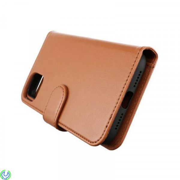 RV magnetisk Plånboksfodral - iPhone 11 - Brun, iPhone 11 TPU Stötsäkert skyddande plånboksfodral Brun, iPhone 11 modeller, , RV