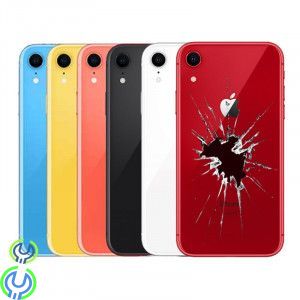 iPhone XR baksidebyte - Original, Alla färger, Vi byter ut hela baksidan på din iPhone XR inkl. ram, så den blir som helt ny., i