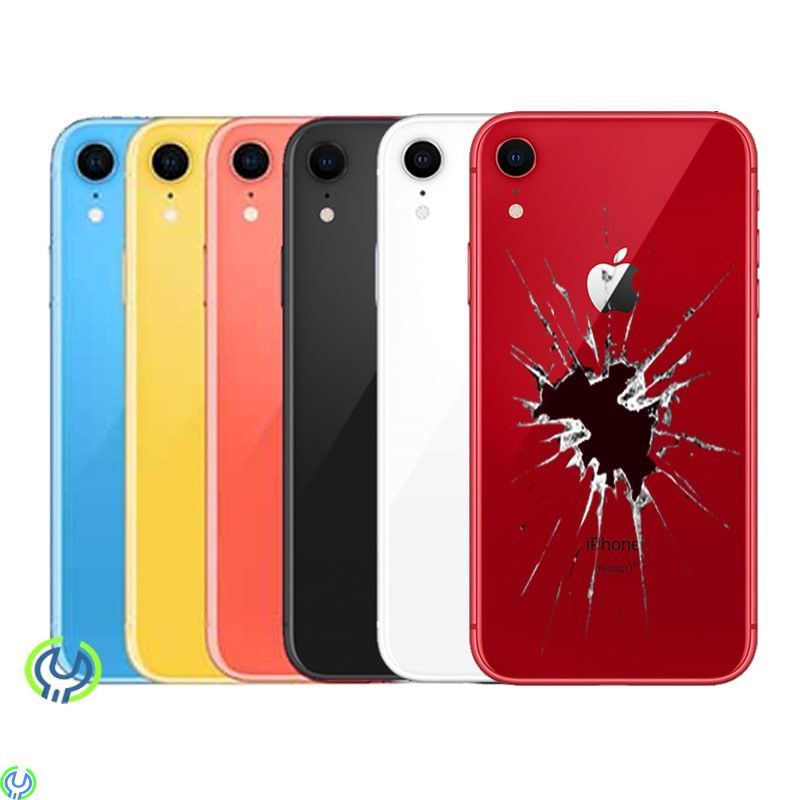 iPhone XR baksidebyte - Original, Alla färger, Vi byter ut hela baksidan på din iPhone XR inkl. ram, så den blir som helt ny., i