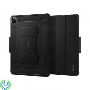 SPIGEN RUGGED ARMOR "PRO" IPAD PRO 12.9 2021 SVART, SPIGEN RUGGED ARMOR "PRO" IPAD PRO 12.9 2021 SVART, iPad Pro 12,9" 5rd Gen, 