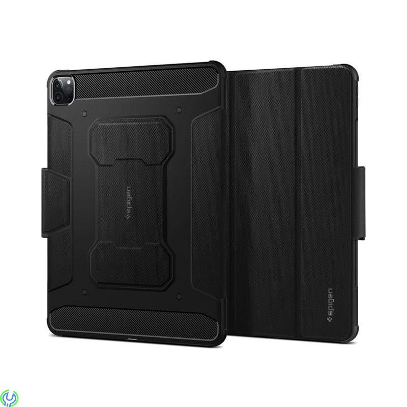 SPIGEN RUGGED ARMOR "PRO" IPAD PRO 12.9 2021 SVART, SPIGEN RUGGED ARMOR "PRO" IPAD PRO 12.9 2021 SVART, iPad Pro 12,9" 5rd Gen, 