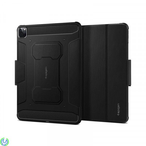 SPIGEN RUGGED ARMOR "PRO" IPAD PRO 12.9 2021 SVART, SPIGEN RUGGED ARMOR "PRO" IPAD PRO 12.9 2021 SVART, iPad Pro 12,9" 5rd Gen, 