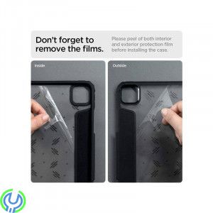 SPIGEN ULTRA HYBRID PRO IPAD PRO 12.9 2021 SVART, Ultra Hybrid Pro-fodralet ger ett gediget skydd på högsta nivå


, iPad Pro