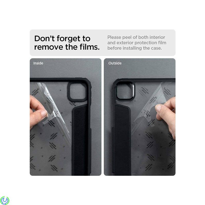 SPIGEN ULTRA HYBRID PRO IPAD PRO 12.9 2021 SVART, Ultra Hybrid Pro-fodralet ger ett gediget skydd på högsta nivå


, iPad Pro