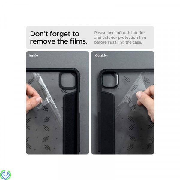 SPIGEN ULTRA HYBRID PRO IPAD PRO 12.9 2021 SVART, Ultra Hybrid Pro-fodralet ger ett gediget skydd på högsta nivå


, iPad Pro