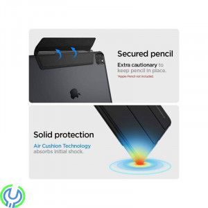 SPIGEN ULTRA HYBRID PRO IPAD PRO 12.9 2021 SVART, Ultra Hybrid Pro-fodralet ger ett gediget skydd på högsta nivå


, iPad Pro
