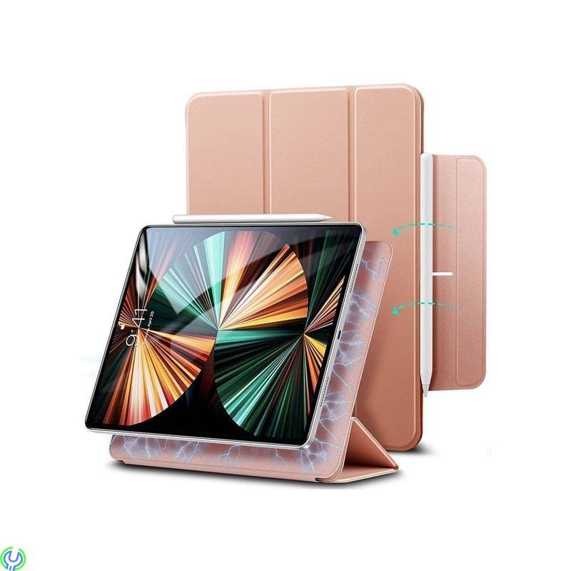 Fodral IPAD PRO 11" 2021 ESR Rebound Magnetisk rosa, Smart fodral som är fullt kompatibelt med Apple Pen., iPad Pro 11" 2021, , 