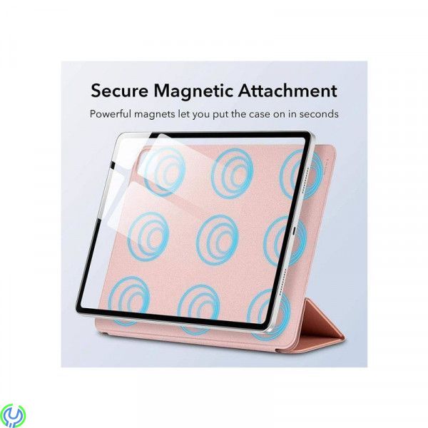 Fodral IPAD PRO 11" 2021 ESR Rebound Magnetisk rosa, Smart fodral som är fullt kompatibelt med Apple Pen., iPad Pro 11" 2021, , 