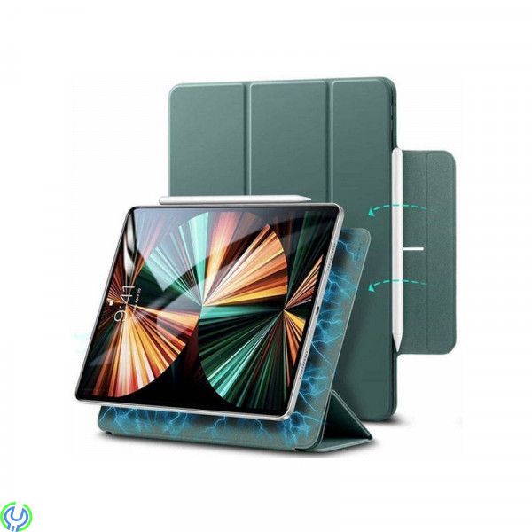 Fodral IPAD PRO 11" 2021 ESR Rebound Magnetisk grön, Smart fodral som är fullt kompatibelt med Apple Pen., iPad fodral, , ESR