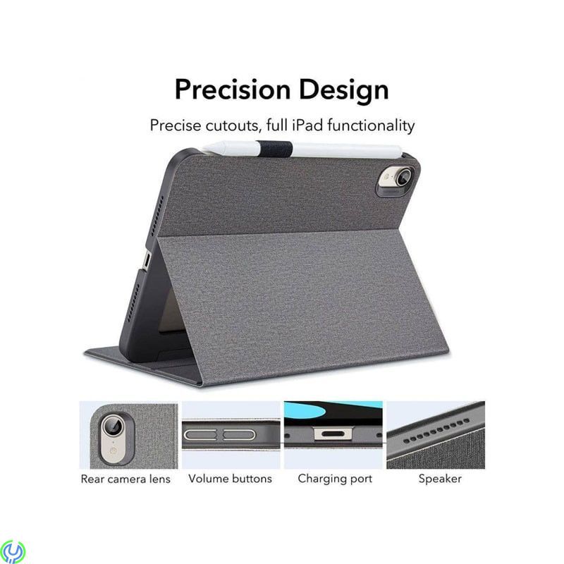 Fodral IPAD MINI 6 2021 ESR Urban Premium grå, Lätt och slitstarkt fodral till iPad mini 6 


, iPad mini 6, , ESR