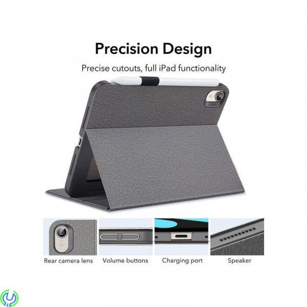 Fodral IPAD MINI 6 2021 ESR Urban Premium grå, Lätt och slitstarkt fodral till iPad mini 6 


, iPad mini 6, , ESR