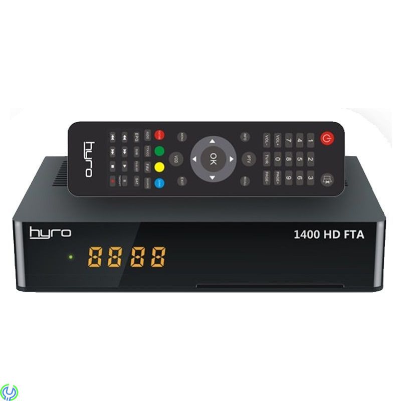 HYRO 1400 HD FTA Satellitmottagare, Satellitmottagare (för fria kanaler), Digital Box, , Hyro