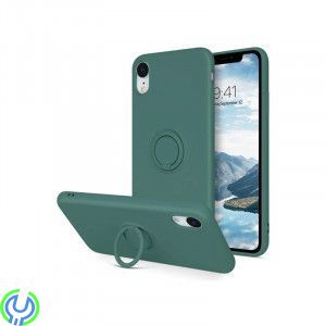 Mjuk silikonfodral för iPhone XR, Grön, 











Mjuk silikonfodral för iPhone XR med stand magnetisk ring hållar