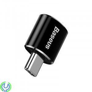 Baseus USB hane till typ-C hona adapter omvandlare svart, Baseus Mini USB female to Type-C male adapter converter, Adapter, , Ba