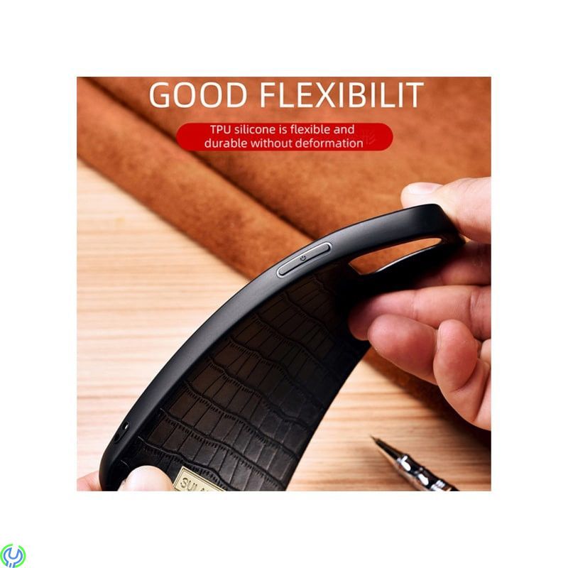 Crocodile Texture Skal för iPhone 13 Pro - Svart, SULADA Crocodile Texture Skal., iPhone 13 modeller, , SULADA