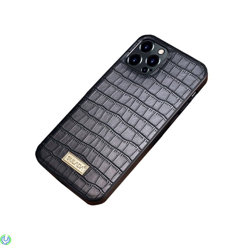 Crocodile Texture Skal för iPhone 12/12 Pro - Svart, Snyggt, tåligt, skyddande SULADA iPhone 12- 12 Pro mobilskal.


, iPhone