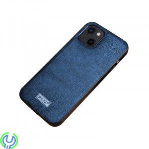 PU Läder Skal för iPhone 13 - Blå, SULADA PU Läder Skal., iPhone 13 modeller, , SULADA