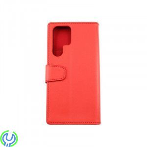 RV Plånboksfodral för Galaxy S22 Ultra - Röd, RV Plånboksfodral för Galaxy S22 Ultra - Röd, Galaxy S22 Ultra, , RVELON