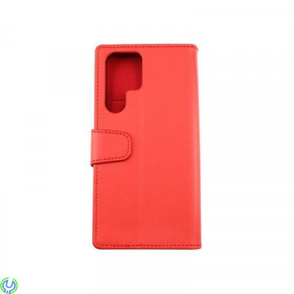 RV Plånboksfodral för Galaxy S22 Ultra - Röd, RV Plånboksfodral för Galaxy S22 Ultra - Röd, Galaxy S22 Ultra, , RVELON