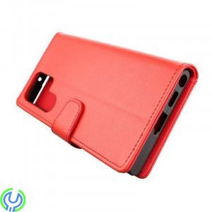 RV Plånboksfodral för Galaxy S22 Ultra - Röd, RV Plånboksfodral för Galaxy S22 Ultra - Röd, Galaxy S22 Ultra, , RVELON