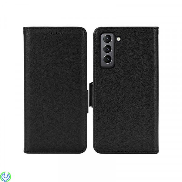 Plånboksfodral för Galaxy S22 -Svart, RV Plånboksfodral med Extra kort plats för Galaxy S22-Svart, Galaxy S22, , Elgruvan