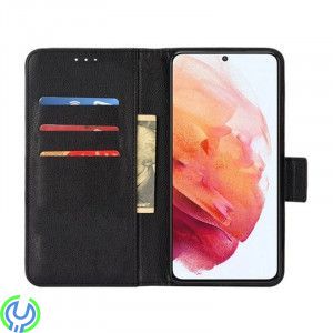 Plånboksfodral för Galaxy S22 -Svart, RV Plånboksfodral med Extra kort plats för Galaxy S22-Svart, Galaxy S22, , Elgruvan