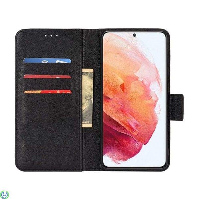 Plånboksfodral för Galaxy S22 -Svart, RV Plånboksfodral med Extra kort plats för Galaxy S22-Svart, Galaxy S22, , Elgruvan