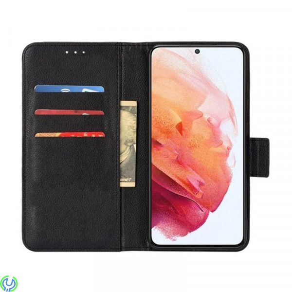 Plånboksfodral för Galaxy S22 -Svart, RV Plånboksfodral med Extra kort plats för Galaxy S22-Svart, Galaxy S22, , Elgruvan