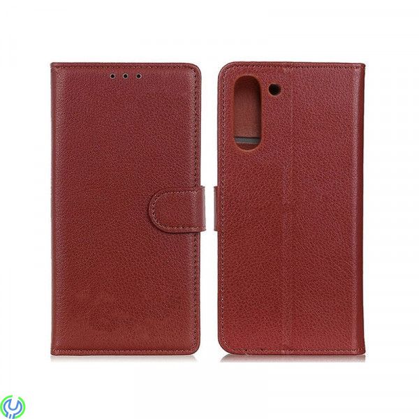 Plånboksfodral för Galaxy S22 -brun, Plånboksfodral för Galaxy S22 -brun, Galaxy S22, , Elgruvan