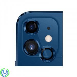 iPhone 11/12/12 Mini Kameralinsskydd Aluminum Alloy- Blå, iPhone 11/12/12 Mini Kameralinsskydd Aluminum Alloy(2 Pcs) - Blå, iPho