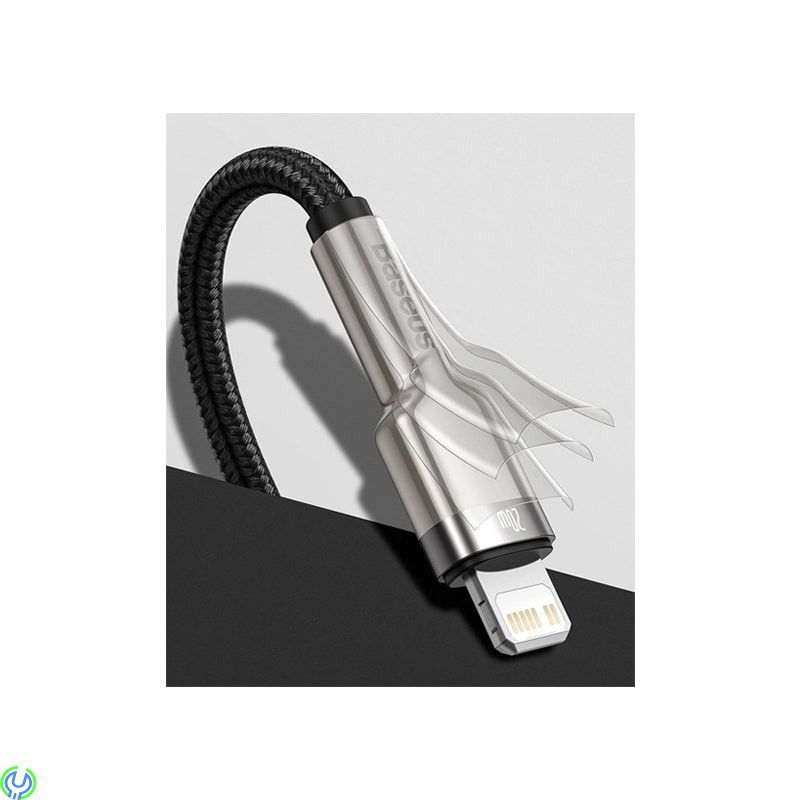 Baseus Cafule Kabel Typ C till lightning PD 20W 1m - Svart, Baseus Cafule serien Metall Kabel Typ C till lightning PD 20W 1m - S