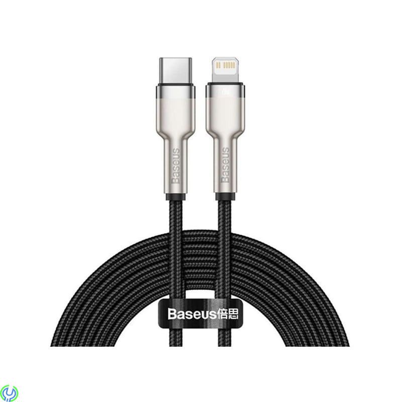 Baseus Cafule Kabel Typ C till lightning PD 20W 1m - Svart, Baseus Cafule serien Metall Kabel Typ C till lightning PD 20W 1m - S