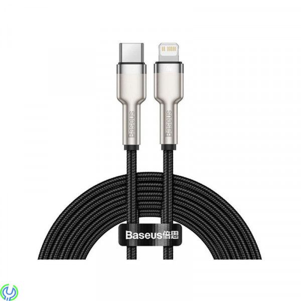 Baseus Cafule Kabel Typ C till lightning PD 20W 1m - Svart, Baseus Cafule serien Metall Kabel Typ C till lightning PD 20W 1m - S