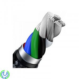 Baseus Cafule Kabel Typ C till lightning PD 20W 1m - Svart, Baseus Cafule serien Metall Kabel Typ C till lightning PD 20W 1m - S