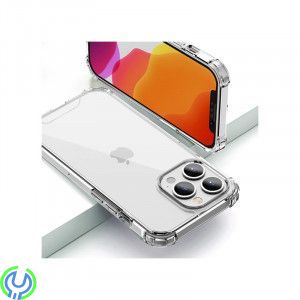 iPhone 14 Pro Stötsäkert skal Transparent, Stötsäkert skal Transparent., iPhone 14 modeller, , RVELON