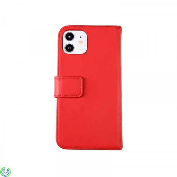 RV Läderplånboksfodral - iPhone 11 - Röd, RV Plånbok i äkta läder för iPhone 11 Röd, iPhone 11, , RVELON