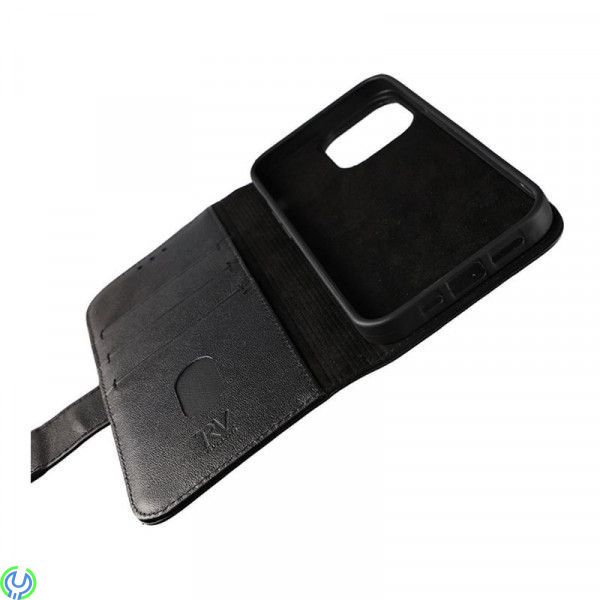 RV Plånboksfodral i äkta läder för iPhone 14 Pro  Svart, iPhone 14 Pro Plånboksfodral i äkta läder., iPhone 14 modeller, , RVELO