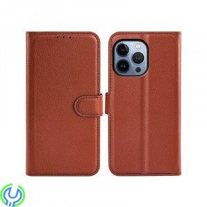 Plånboksfodral För iPhone 14 Pro Brun, Plånboksfodral För iPhone 14 Pro Brun, iPhone 14 Pro, , Elgruvan