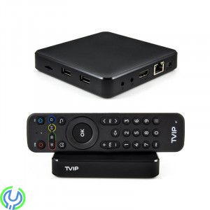 TVIP S-Box v.705 4K Ultra HD IPTV box WiFi och Android 11, TVIP S-Box v.705 OTT/IPTV Mediaspelare HDR + WiFi 2,4/5 GHz, Bluetoot