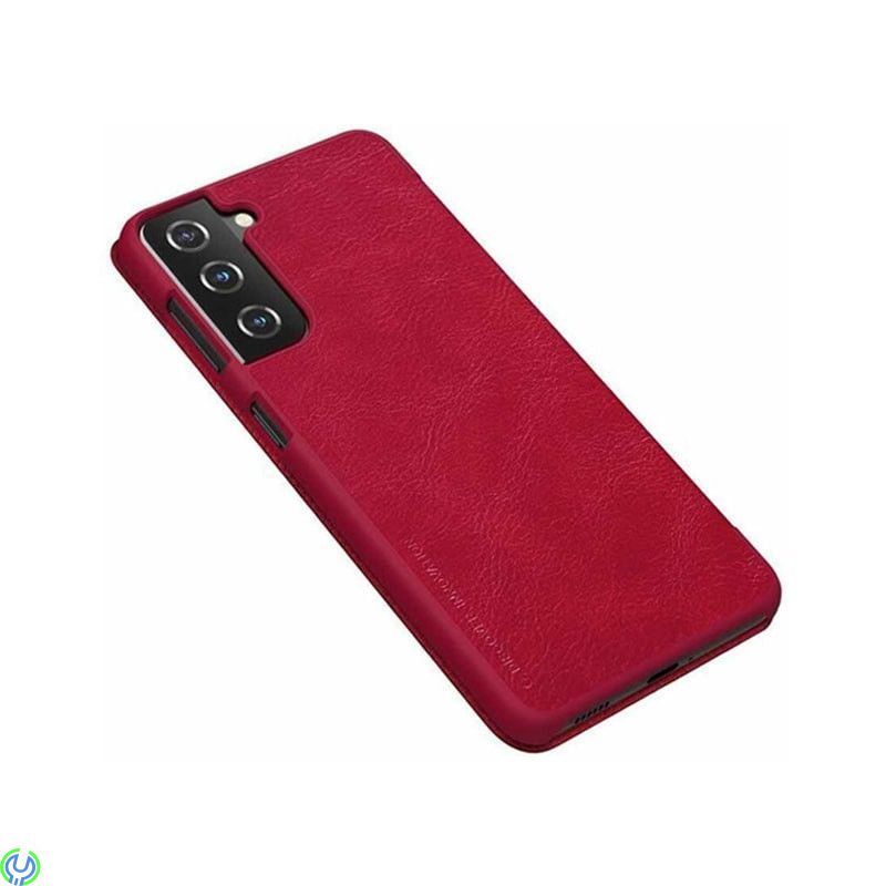 Läderfodral För Samsung Galaxy S21 Röd, Läderfodral För Samsung Galaxy S21 Röd, Galaxy S21, , Nillkin