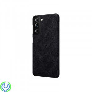 Läderfodral För Samsung Galaxy S21 Svart, Läderfodral För Samsung Galaxy S21 Svart, Galaxy S21, , Nillkin