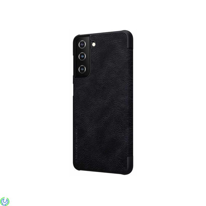 Läderfodral För Samsung Galaxy S21 Svart, Läderfodral För Samsung Galaxy S21 Svart, Galaxy S21, , Nillkin